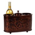 Old Dutch International Old Dutch International 830 12.5 x 6 x 9.25 Antique Embossed Two Bottle Wine Chiller 830